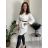 Šaty košeľové zúžené elegantné dámske dlhé (S / M one size) TALIANSKA MÓDA IMT21009 biela S / M