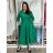 Šaty dlhé košilové 3/4 dlhý rukáv dámske KONSTANCE (S/M/L ONE SIZE) TALIANSKA MÓDA IM5260001/DUR sv. zelená S/M/L