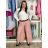 Nohavice elegantní dlhé s opaskom dámske ARIANA (S/M/L ONE SIZE) TALIANSKA MÓDA IMWHN26001