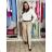 Nohavice elegantní dlhé s opaskom dámske ARIANA (S/M/L ONE SIZE) TALIANSKA MÓDA IMWHN26001