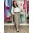 Nohavice elegantní dlhé s opaskom dámske ARIANA (S/M/L ONE SIZE) TALIANSKA MÓDA IMWHN26001