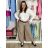 Nohavice elegantní dlhé s opaskom dámske ARIANA (S/M/L ONE SIZE) TALIANSKA MÓDA IMWHN26001