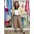 Nohavice elegantní dlhé s opaskom dámske ARIANA (S/M/L ONE SIZE) TALIANSKA MÓDA IMWHN26001