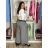 Nohavice elegantní dlhé s opaskom dámske ARIANA (S/M/L ONE SIZE) TALIANSKA MÓDA IMWHN26001