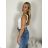 Tielko na ramienka dámske MARYONA (S/M ONE SIZE) TALIANSKA MÓDA IMPDY23LS17137/DU S / M béžová