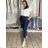 Volnočasové kalhoty s páskem dlhé dámske KARLA (S/M/L ONE SIZE) TALIANSKA MÓDA IMWB26001