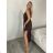 Šaty dlhé letné na ramienka dámske (S/M ONE SIZE) TALIANSKA MÓDA IMD23472