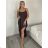Šaty dlhé letné na ramienka dámske (S/M ONE SIZE) TALIANSKA MÓDA IMD23472