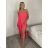 Šaty dlhé letné na ramienka dámske (S/M ONE SIZE) TALIANSKA MÓDA IMD23472