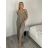 Šaty dlhé letné na ramienka dámske (S/M ONE SIZE) TALIANSKA MÓDA IMD23472