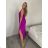Šaty dlhé letné na ramienka dámske (S/M ONE SIZE) TALIANSKA MÓDA IMD23472