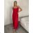Šaty dlhé letné na ramienka dámske (S/M ONE SIZE) TALIANSKA MÓDA IMD23472