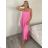 Šaty dlhé letné na ramienka dámske (S/M ONE SIZE) TALIANSKA MÓDA IMD23472