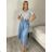Šaty volnočasové krátky rukáv dámske PARMA (S/M/L ONE SIZE) TALIANSKA MÓDA IMSM26001235