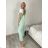 Nohavice teplákové dlhé s trakmi dámske EMILY (S/M/L ONE SIZE) TALIANSKA MÓDA IMC26001355/DU S/M/L modrá kráľovská