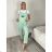 Nohavice teplákové dlhé s trakmi dámske EMILY (S/M/L ONE SIZE) TALIANSKA MÓDA IMC26001355/DU S/M/L modrá kráľovská