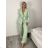 Sako elegantní na zavázání rukáv dámske ZUZANA (S/M/L) TALIANSKA MÓDA IMPDY2624772/DUR S/M/L růžová světlá