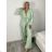 Sako elegantní na zavázání rukáv dámske ZUZANA (S/M/L) TALIANSKA MÓDA IMPDY2624772/DUR S/M/L růžová světlá