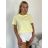 Tričko krátký rukáv dámske KARLA (S/M/L ONE SIZE) TALIANSKA MÓDA IMPDY26YT001/DUR