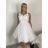 Šaty spoločenské svatební elegantné bez rukávov krátke plesové dámske (S/M/L ONE SIZE) TALIANSKA MÓDA IMM26HB50245