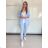 Legíny dlhé dámska (S/M ONE SIZE) TALIANSKA MÓDA IMPLP266136/DUR S / M čierna