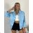Bunda oversizedlhý rukáv dámska (S/M/L ONE SIZE) TALIANSKA MÓDA IMSM260042