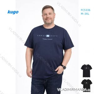 Tričko krátky rukáv pánske nadrozmer (M-3XL) KUGO FC5336