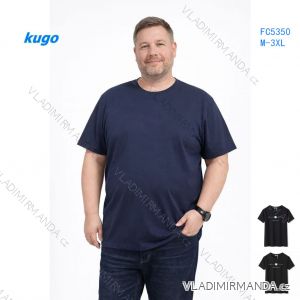 Tričko krátky rukáv pánske nadrozmer (M-3XL) KUGO FC5350
