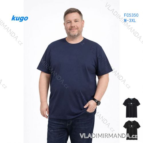 Tričko krátky rukáv pánske nadrozmer (M-3XL) KUGO FC5350