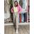 Nohavice outdoorové s opaskom dámske (S/M/L ONE SIZE) TALIANSKA MÓDA IM426111451/DUR S/M/L tmavo béžová