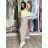 Nohavice outdoorové s opaskom dámske (S/M/L ONE SIZE) TALIANSKA MÓDA IM426111451/DUR S/M/L tmavo béžová