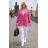Sako elegantný dlhý rukáv dámske nadrozmer (48/50/52 ONE SIZE) TALIANSKA MÓDA IMD26076