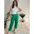 Nohavice dlhé háremky dámske (S/M ONE SIZE) TALIANSKA MÓDA IMD24126/DU zelená S/M