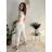 Nohavice strečové stláčače dlhé dámske (S/M/L ONE SIZE) TALIANSKA MÓDA IMPOZ25LV-25429/DUR béžová smotanová S/M/L