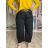 Nohavice outdoorové s opaskom dámske LOLA (S/M/L ONE SIZE) TALIANSKA MÓDA IM426056/DUR černá S/M/L