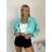 Bunda oversizedlhý rukáv dámska (S/M/L ONE SIZE) TALIANSKA MÓDA IMSM260042