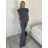 Súprava elegantné nohavice dlhé a Top dámska (S/M/L ONE SIZE) TALIANSKA MÓDA IMWGB260002