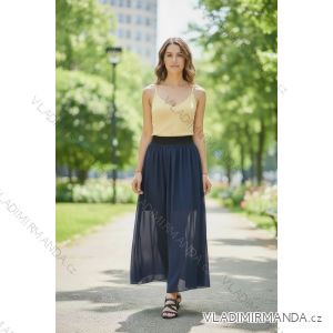 Sukňa dlhá šifónová dámska (S/M ONE SIZE) TALIANSKA MÓDA IMD22731