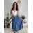 Sukňa s páskem dlhá dámska (S/M/L ONE SIZE) TALIANSKA MÓDA IMSM26106