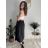Sukňa dlhá s opaskom dámska (S/M/L ONE SIZE) TALIANSKA MÓDA IMWCP2624300/DU modrá S/M/L