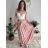 Sukňa dlhá letná dámska (S/M/L ONE SIZE) TALIANSKA MÓDA IMSM26107/DU béžová S/M/L