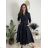 Šaty dlhé košilové 3/4 dlouhý rukáv dámske KONSTANCE  (S/M/L ONE SIZE) TALIANSKA MÓDA IMPDY264885/DUR S/M/L biela