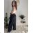 Nohavice maslové s opaskom dámske (S/M/L ONE SIZE) TALIANSKA MÓDA IMD25223