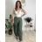 Nohavice dlhé elegantní dámske JITKA (S/M/L ONE SIZE) TALIANSKA MÓDA IM426070