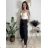 Nohavice dlhé elegantní dámske JITKA (S/M/L ONE SIZE) TALIANSKA MÓDA IM426070