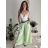 Nohavice dlhé elegantné oversize s opaskom dámske (S/M/L ONE SIZE) TALIANSKA MÓDA IMSM26005
