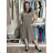 Šaty letné krátky rukáv dámske CAMELA (S/M/L ONE SIZE) TALIANSKA MÓDA IM42626361/DUR S/M/L svetlo béžová
