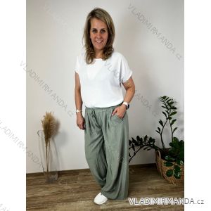 Nohavice letné dámske INGE (S/M/L/XL ONE SIZE) TALIANSKA MÓDA IMC26106/DUR