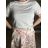 Tričko krátky rukáv dámske NELA (S/M/L ONE SIZE) TALIANSKA MÓDA IMD26037/DUR S/M/L fialová