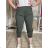 Nohavice volnočasové dámske nadrozměr AMANDA (40/42/44/46 ONE SIZE) TALIANSKA MÓDA IM42600016/DU tm. khaki 42/44/46